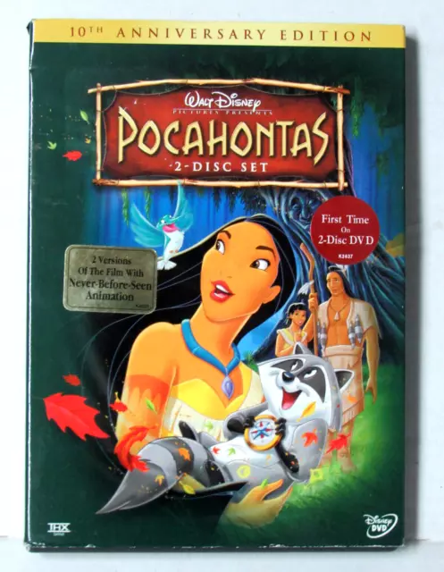 Pocahontas (Dvd, 2-Disc Box Set) Walt Disney, Like-New, Free Shipping