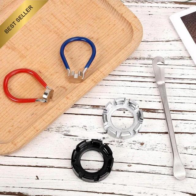 zalati Bicycle Spoke Wrench Tool 6 in 1 Bicycle Spoke Key and Bicycle
