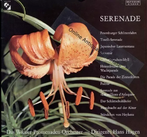 Wiener Promenaden-Orchester [LP] Serenade (Dirigent: Hans Hagen)