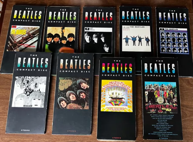 The Beatles 9 CD "LongBox"  Lot    CDs Unplayed