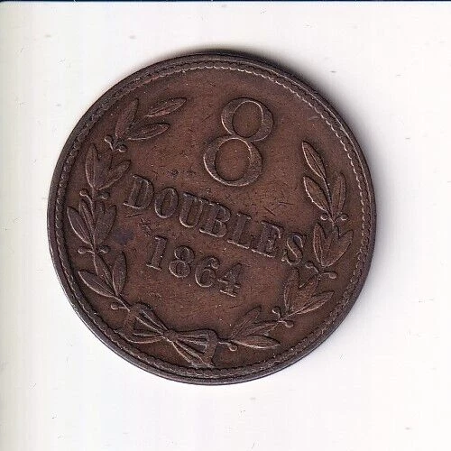 Guernsey  8 Doubles  1864 Km7