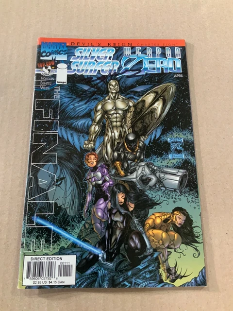 SILVER SURFER WEAPON ZERO #1 (1996) — DEVIL'S REIGN — Signed by JOE BENITEZ