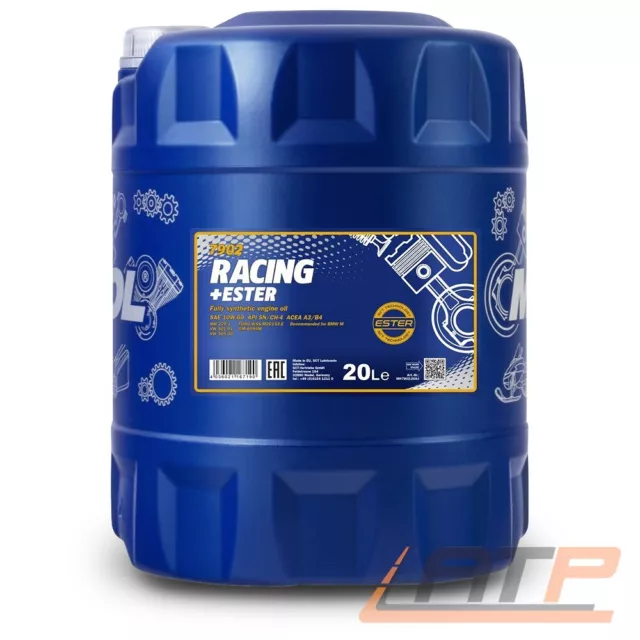 Mannol 20 L Liter Racing+Ester 10W-60 Motor-Öl Motoren-Öl