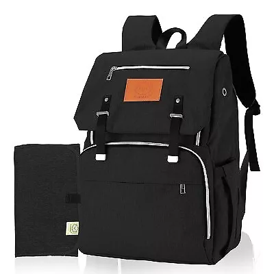 KeaBabies Explorer Diaper Bag Backpack, Large, Waterproof Baby Diaper Bags for
