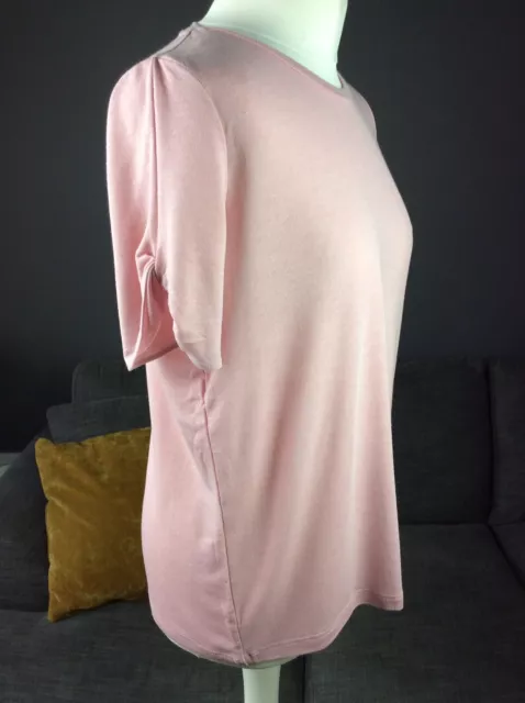 Bnwt Rrp £15 Pink Vero Moda Twist Sleeve T Shirt Sz Xs See Measurements T8