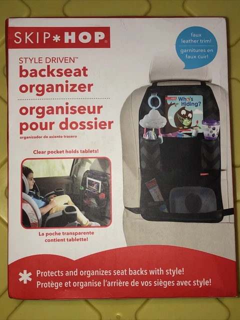 Skip Hop Style Driven Car Backseat Organizer In Black 15” W X 22.5” H