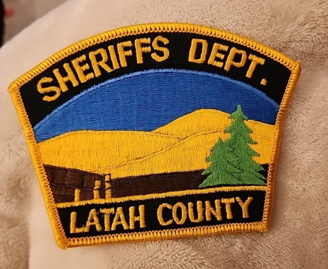 NEW Vintage Latah County Sheriffs Dept. Patch Cheesecloth Obsolete IDAHO New