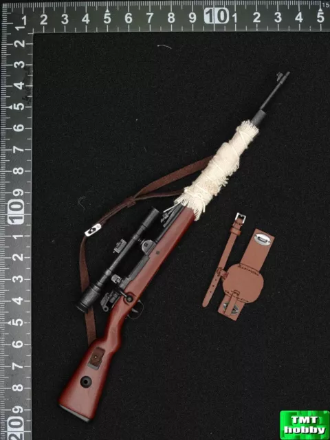 1:6 Scale DID D80163 WWII German Sniper Wolfgang - Metal + Wood K98 Rifle +Scope 1:6 Scale DID D80163 WWII German Sniper Wolfgang - Metal + Wood K98 Rifle +Scope