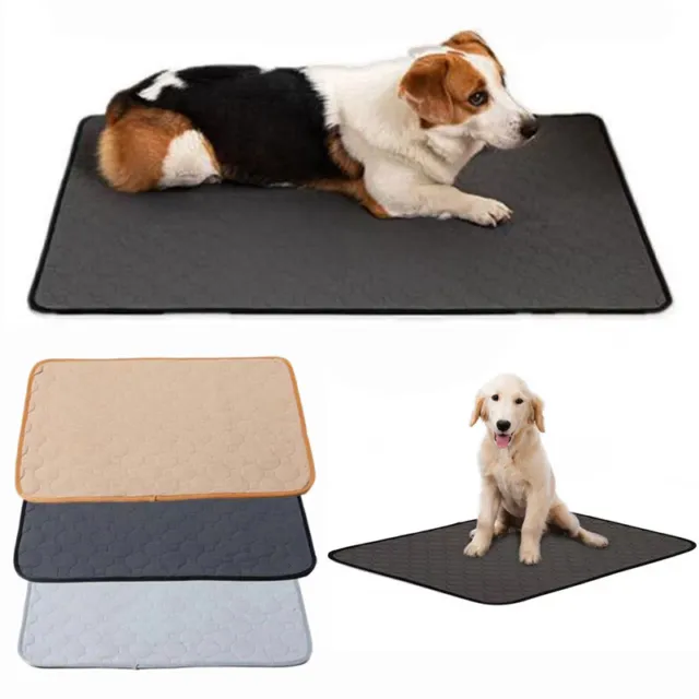 4 Sizes Washable Puppy Pee Pads Fast Absorbing Reusable Dog Whelping Pad Supply