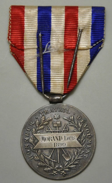 Médaille Principauté De Monaco Honneur Et Travail, Louis II 1923, Avec écrin