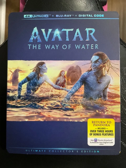 AVATAR: THE WAY of Water 4k + Blu-Ray + slipcover ( No Digital ) £17.90
