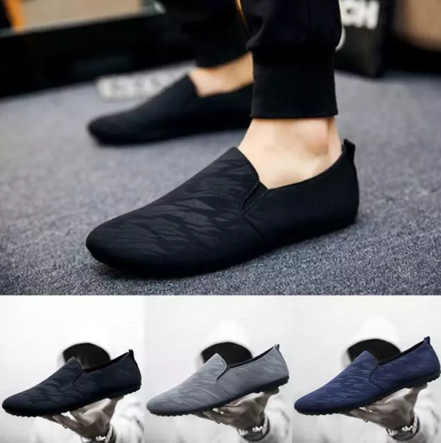 Men's Walking Breathable Slip On Loafers Espadrilles Plimsolls Driving Moccasin