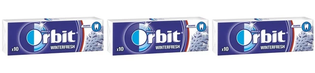 3 gomme da masticare Orbit WINTERFRESH al gusto, 0,5 once. (14 g.)