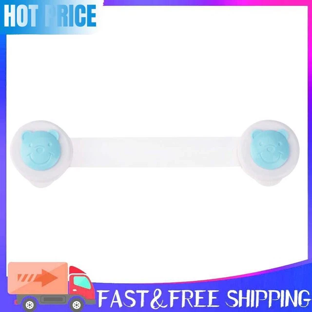 Children Baby Care Safety Security Cabinet Locks Straps Products(Blue)