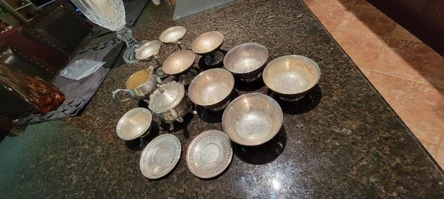 13 Vintage Plated Sterling Silver Collectors Pieces Assorted Lot