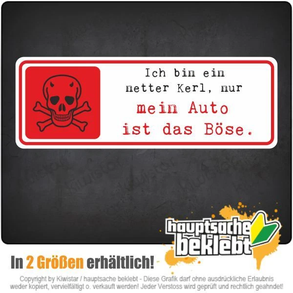 MON AUTO EST Le Böse Autocollant Jdm Decal Sticker Racing EUR 8,46 PicClick FR