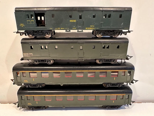 JOUEF - VOITURE VOYAGEUR - HO - SNCF A3B5 myft 5147 - 1ere & 2eme CLASSE / TRAIN EUR 11,90 - FR