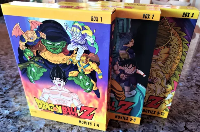 DRAGON BALL Z Movies - 3 Boxen die Kinofilme 1 - 12 + 13 auf DVD