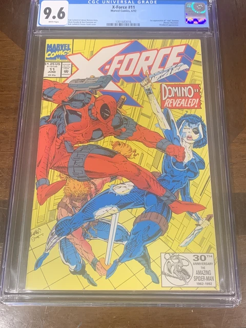 X-Force #11 CGC 9.6 1st "real" Domino - Deadpool X-Men Marvel Comics Movie NM+