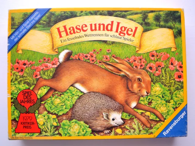 Hase und Igel Ravensburger 1978 ohne Kassette Brettspiel Familienspiel Kinder