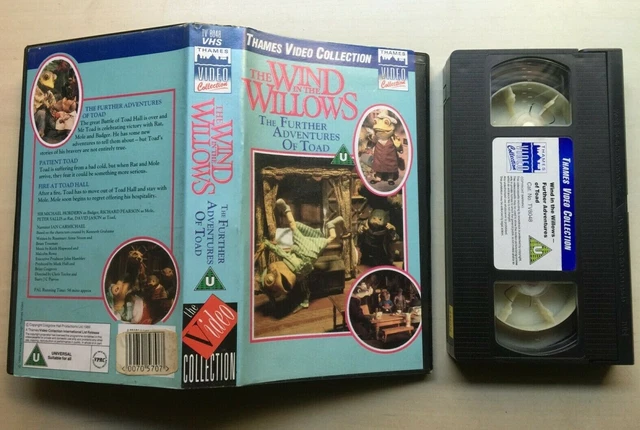 THE WIND IN The Willows - The Further Adventures Of Toad - Vhs Video £ ...