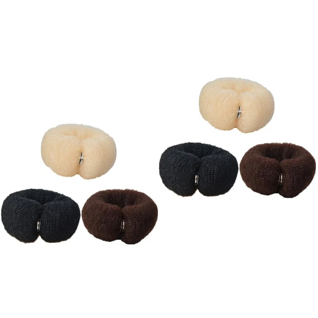 6 Pcs Bun Maker Thick Hair Bun Rings Hair Hair Accessories Women