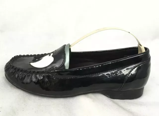Taos Soulmates SOU-9583 Black Patent Slip-On Valentines Loafers Shoes Women 7 M