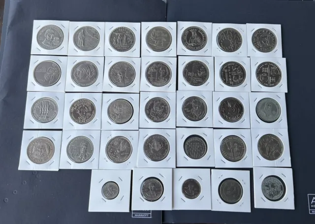 33 Comemorative coins from PORTUGAL (see the List - all diferents)