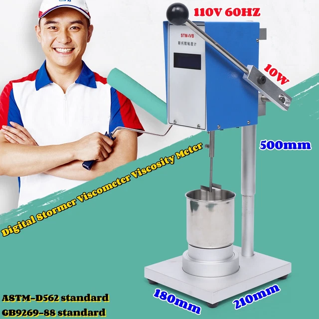KU CP G Temp Temp Display Digital Stormer Viscometer Viscosity Meter For Paints