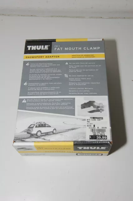 THULE FM 1 FAT Mouth Clamp Universal Roof Rack Mount 4 Pack Vintage 37.49 PicClick
