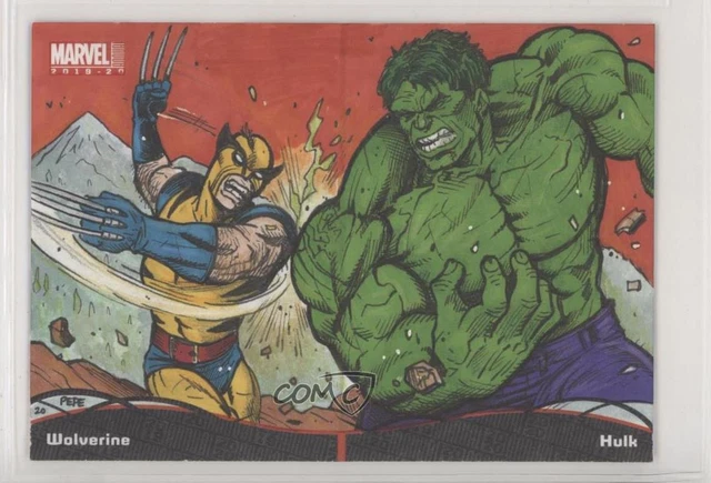 2019-20 Marvel Annual Battle Booklets Sketch Cards 1/1 Darrin Pepe #SC Auto 07yb