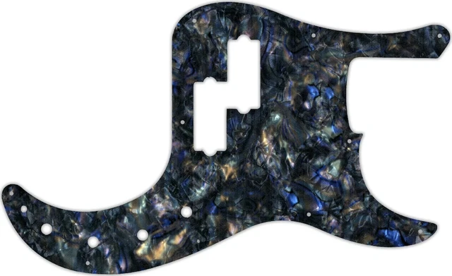 Pickguard (Battipenna) Per Fender Jazz Bass Bianco A 3 Strati