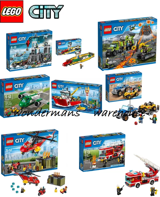 Ensembles Lego City - Police/Incendie/Avion/Ferry/Volcan Et Plus - Neuf Et  En Boîte Eur 139,03 - Picclick Fr
