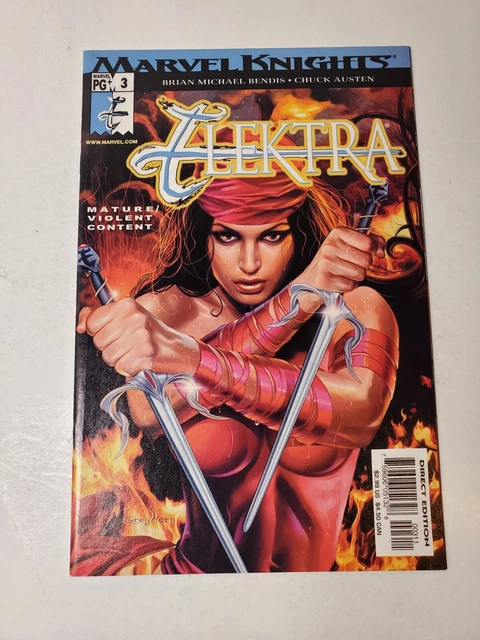 ELEKTRA 3 MARVEL KNIGHTS 1ST PRINT, GREG HORN Cover NM see pics