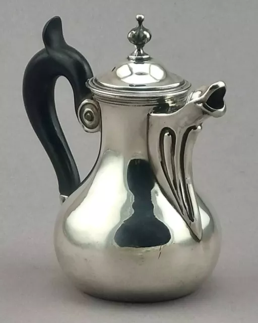 Egoiste Mini Kaffee Kanne 950er Silber Mokka  Kännchen 19.Jh. Frankreich (123)