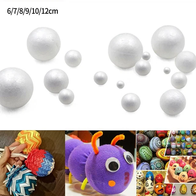 FFchuanhe 4 Dischi In Polistirolo Per Fai Da Te - 20,3 Cm Di Diametro, Spessore 2,5 Cm - Ideali Per Decorazioni E Modellismo