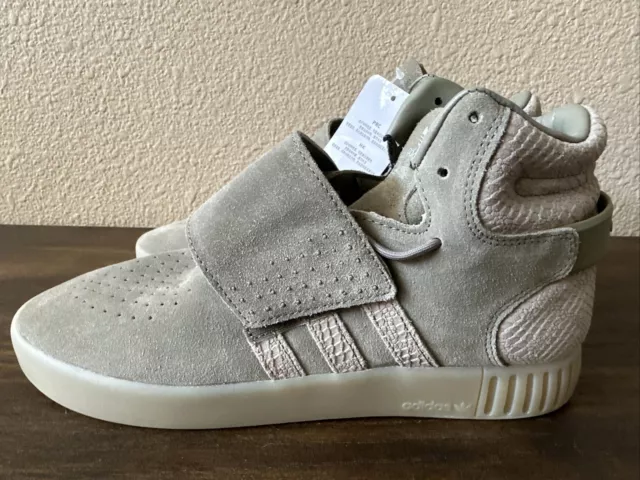 Size 10 - adidas Tubular Invader Strap Dark Green