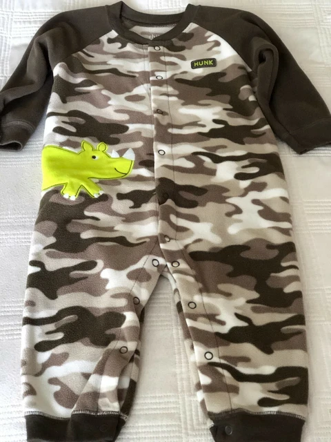 Carter's Child of Mine Baby Boy Camo One Piece Romper 18 Months