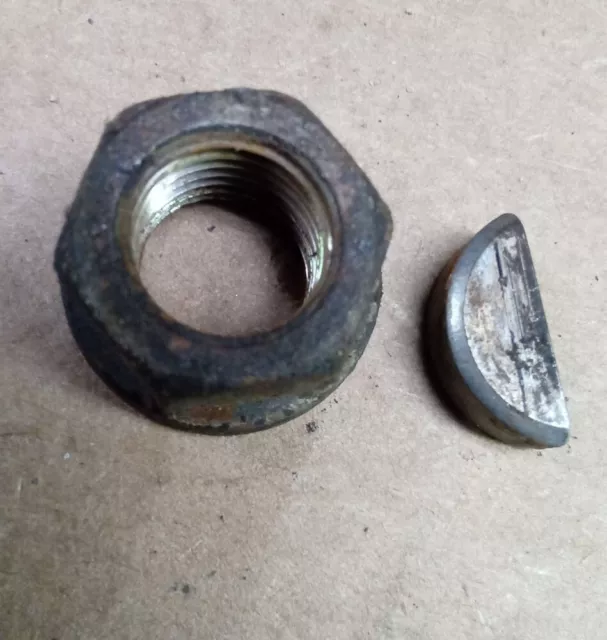 86-92 Toyora Mk3 Supra 7mge Power Steering Pump Pulley Nut Key Woodruff keyway