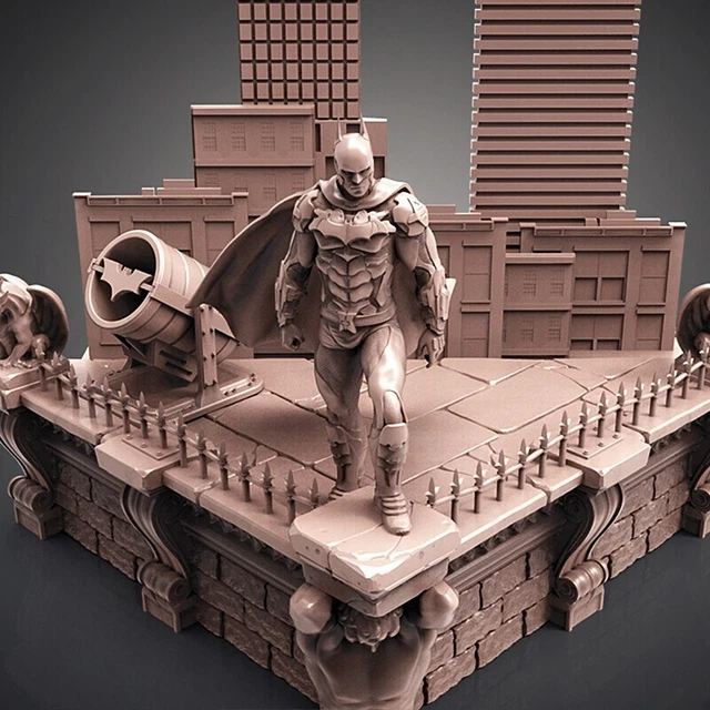 BATMAN DIORAMA 1:10 Scale Resin 3d printed DIY model kit £79.99 ...