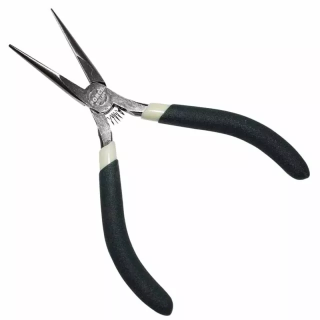 Force T50814 Mini Pliers Set 8pc: Needle Flat Bent Long Round Nose Diagonal 3