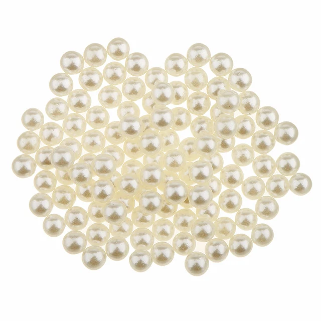 150 Bunte Süßwasser Imitation Perle Kein Loch Kunststoff Perlen DIY