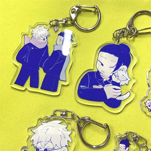 Portachiavi Hazbin Hotel In Acrilico – Ciondolo Anime Con 8 Personaggi – Accessorio Per Zaino E Chiavi