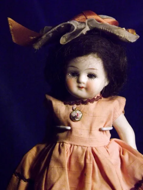 Rare Antique German All Bisque 6in Mignonette “OUR MARY” LIMBACH DOLL P. 607/0