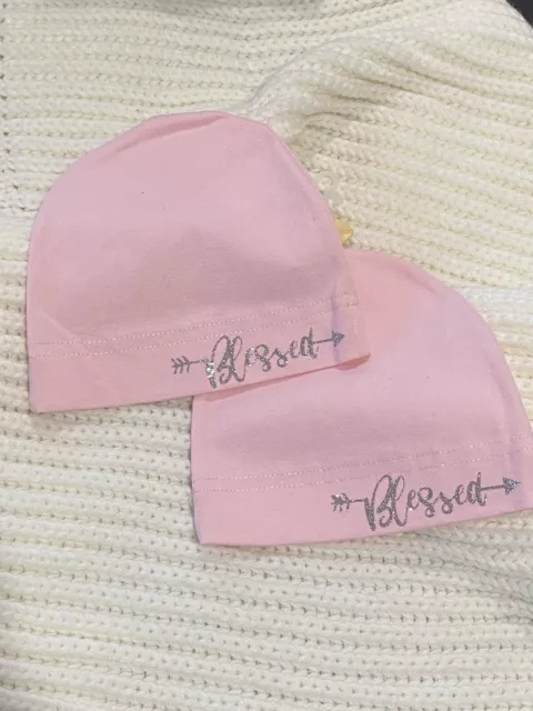 Custom Baby Beanie Hat Cap For Newborns - Baby Shower Gift