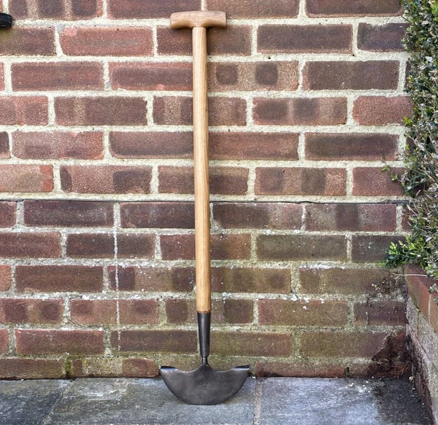 VINTAGE ELWELL GARDEN T Handled Half Moon Lawn Edger Border Edging Spade Tool £29.99 PicClick UK