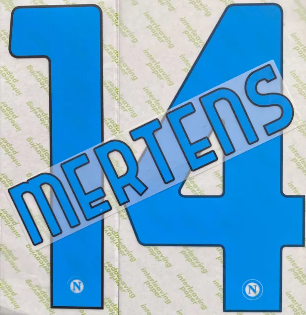 Mertens Napoli NOMBRE + NUMERO Oficial Cuarta CAMISETA Argentina 2020-2021 kappa