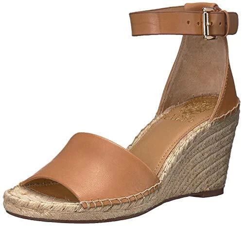 Vince Camuto Women's Footwear Leera Espadrille Wedge Sandal Tan 8.5 US