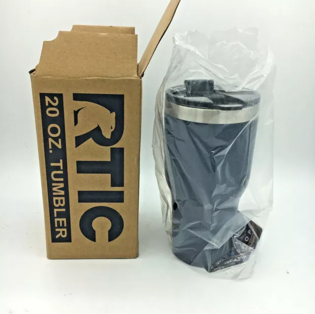 RTIC 20 oz Tumbler Hot Cold Double Wall Vacuum Insulated 20oz Navy