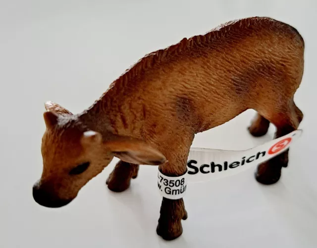 Schleich 14641 Kaffern-Büffel Kalb - mit Fähnchen, NEU